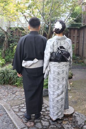 男性着物