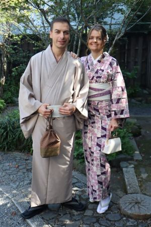 男性着物