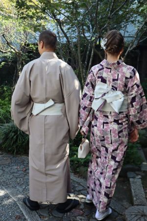 男性着物