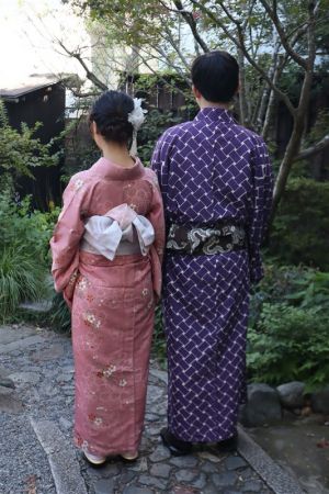 男性着物