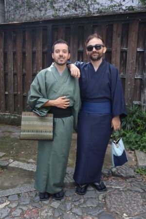 男性着物
