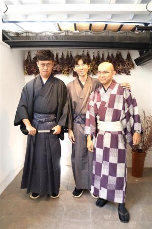 男性着物
