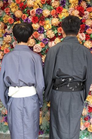 男性着物