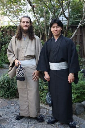 男性着物