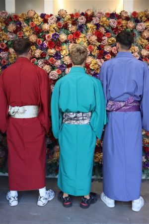 男性着物