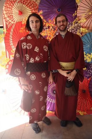男性着物
