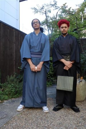 男性着物