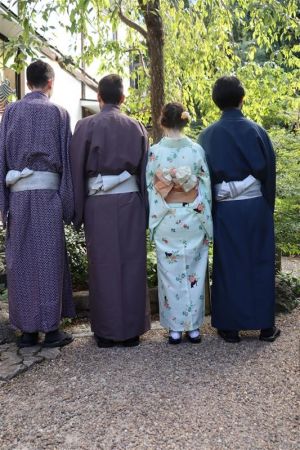 男性着物