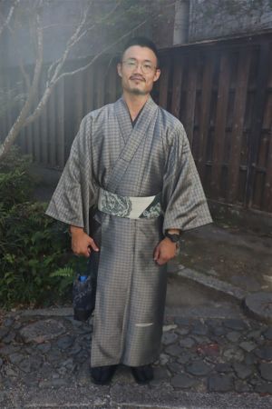 男性着物