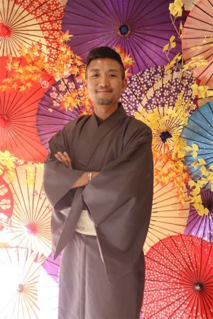 男性着物