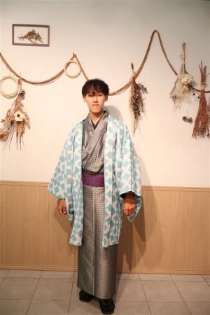 男性着物