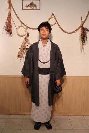 男性着物