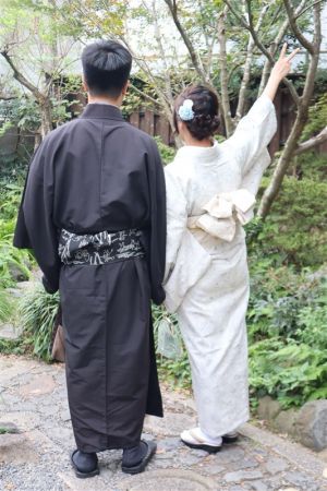 男性着物