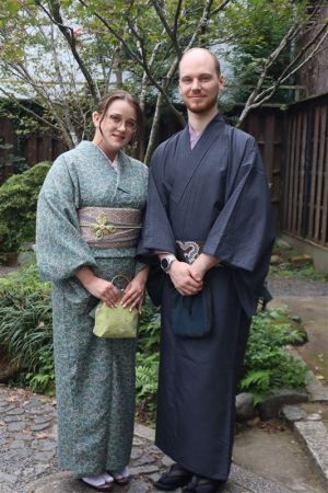 男性着物