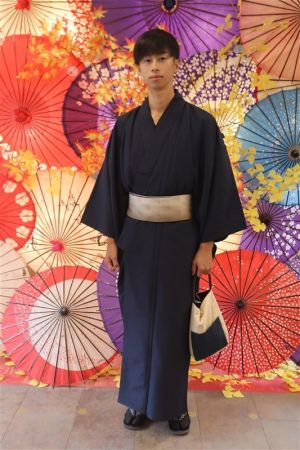 男性着物
