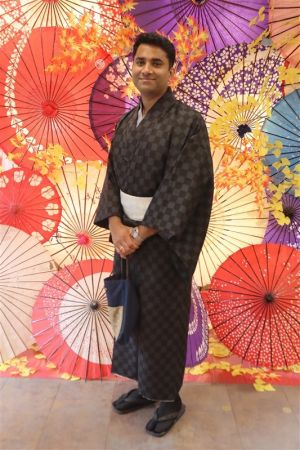 男性着物