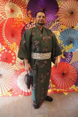 男性着物