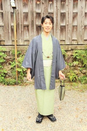 男性着物