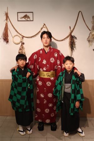 男性着物
