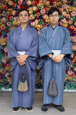 男性着物
