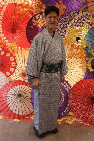 男性着物