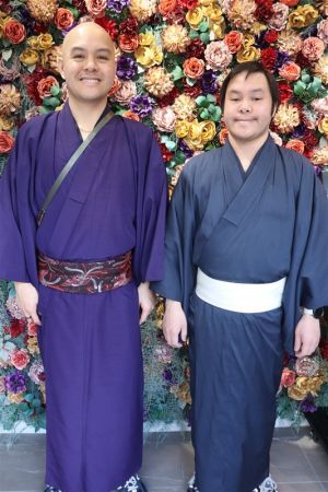 男性着物