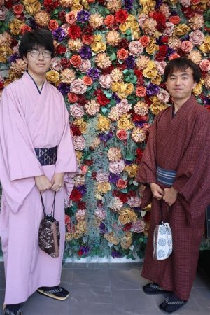 男性着物