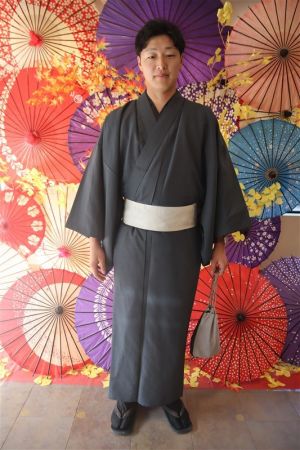 男性着物