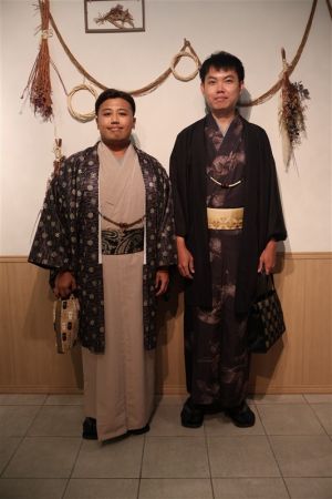 男性着物