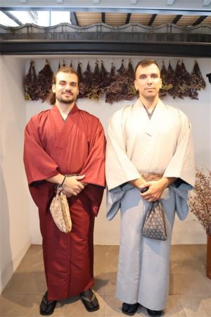 男性着物