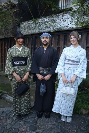 男性着物