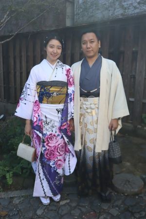 男性着物