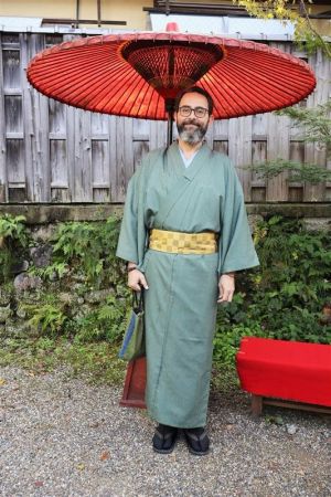 男性着物