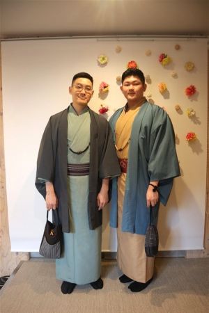 男性着物