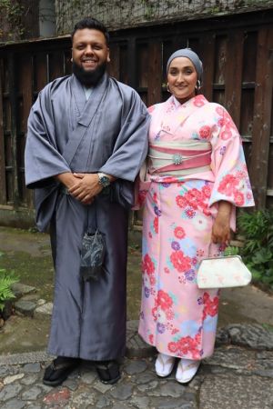 男性着物