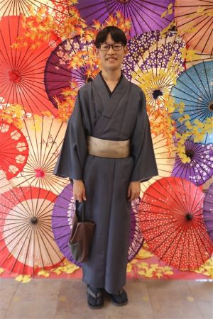 男性着物