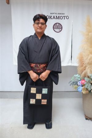 男性着物