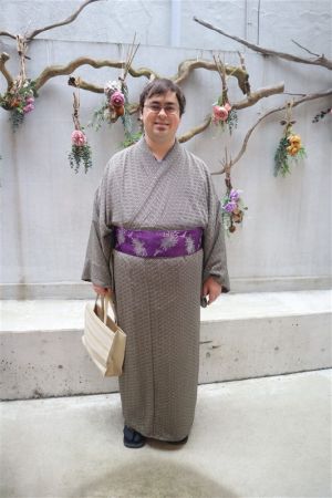 男性着物