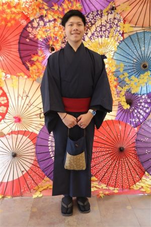 男性着物