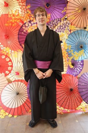 男性着物