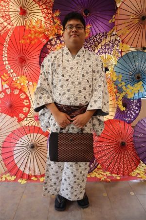 男性着物
