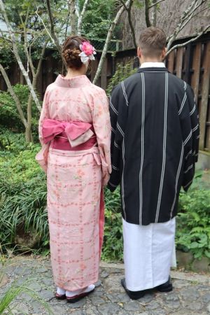 男性着物
