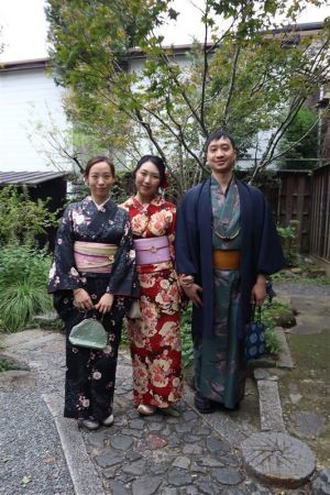 男性着物