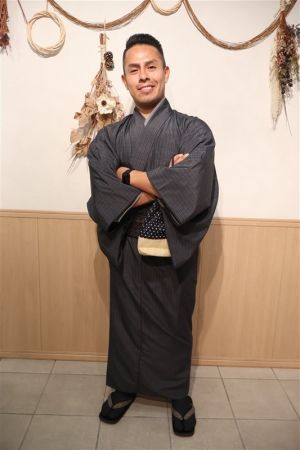 男性着物