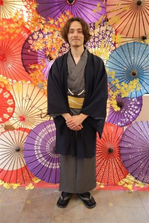 男性着物