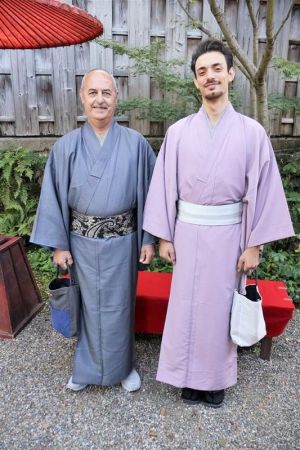 男性着物