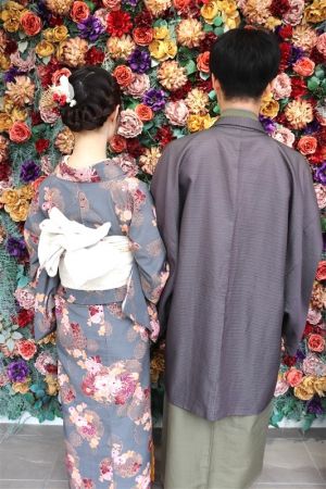男性着物