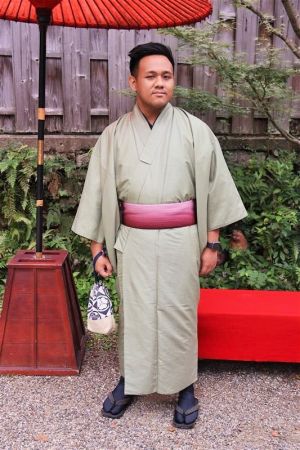 男性着物