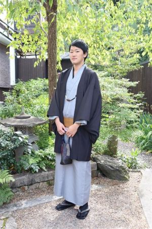男性着物
