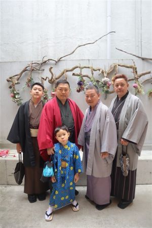 男性着物